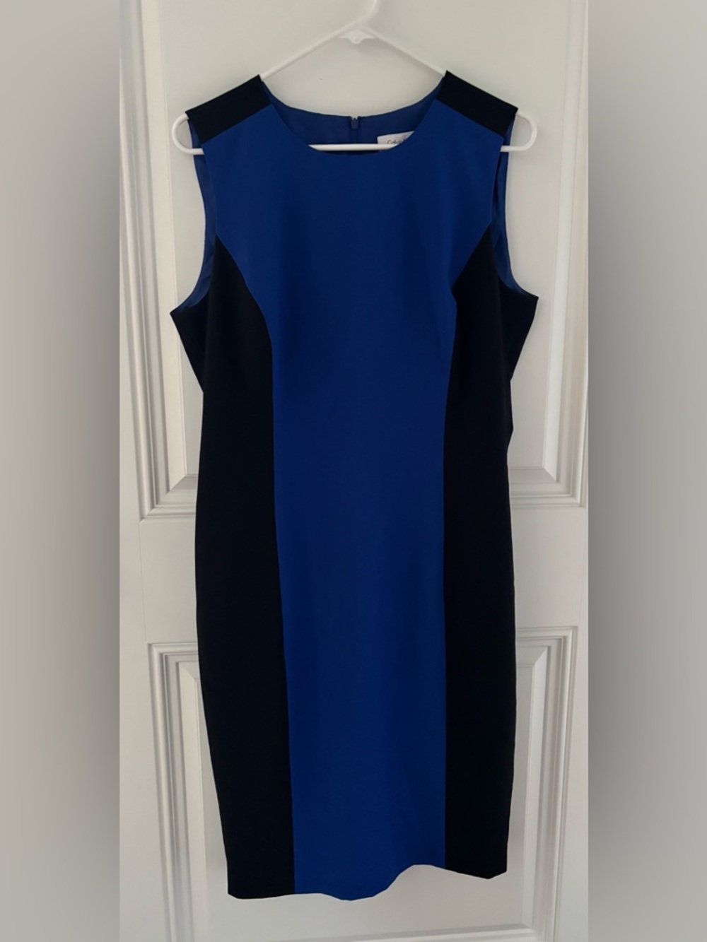 Calvin Klein Royal Blue and Black Dress